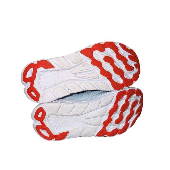 HOKA Men\'s Rincon 3 wide Blue Running Shoe with Red Logo size 9.5 2E main image 6